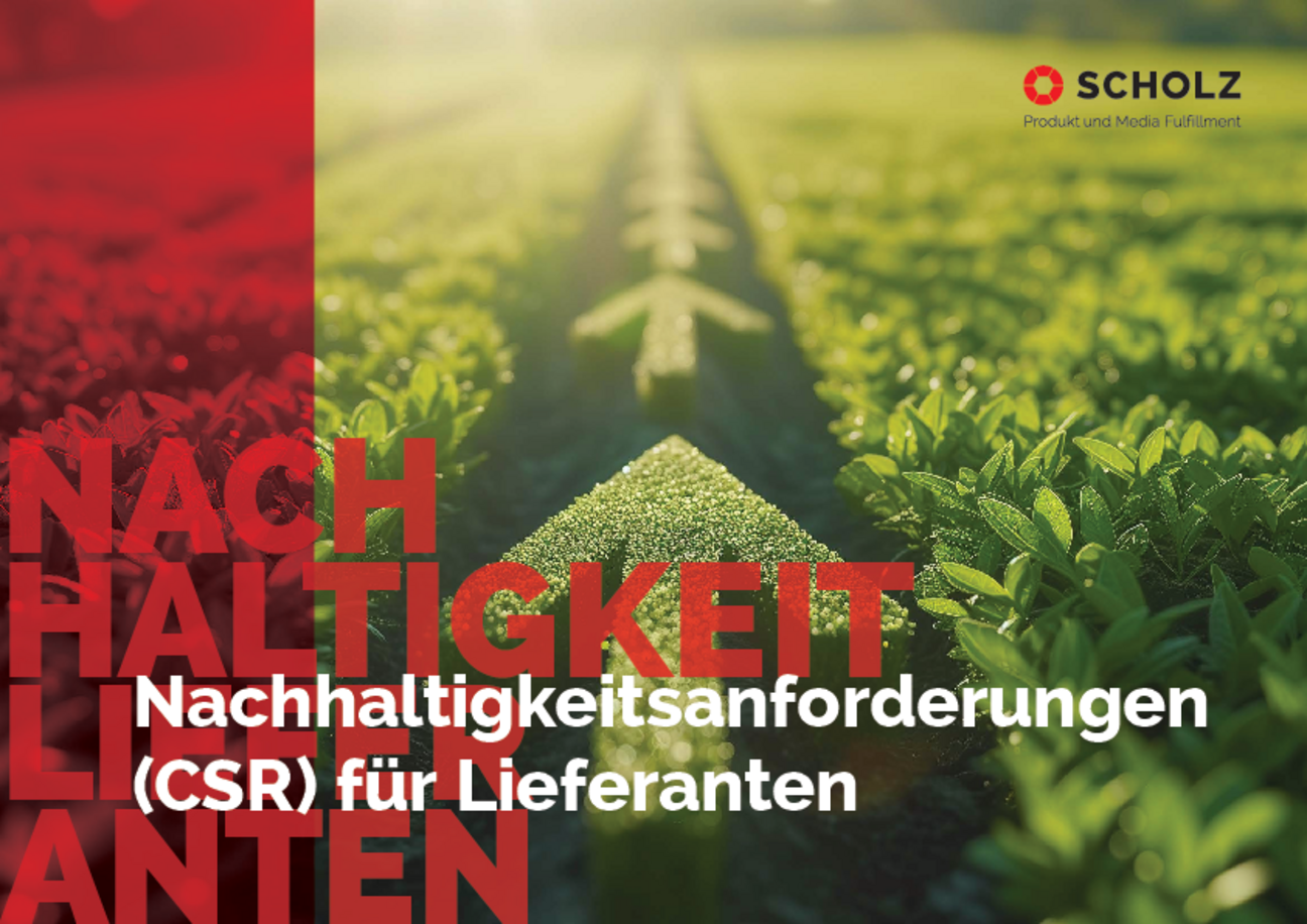 Nachhaltigkeitsanforderungen (CSR) für Lieferanten