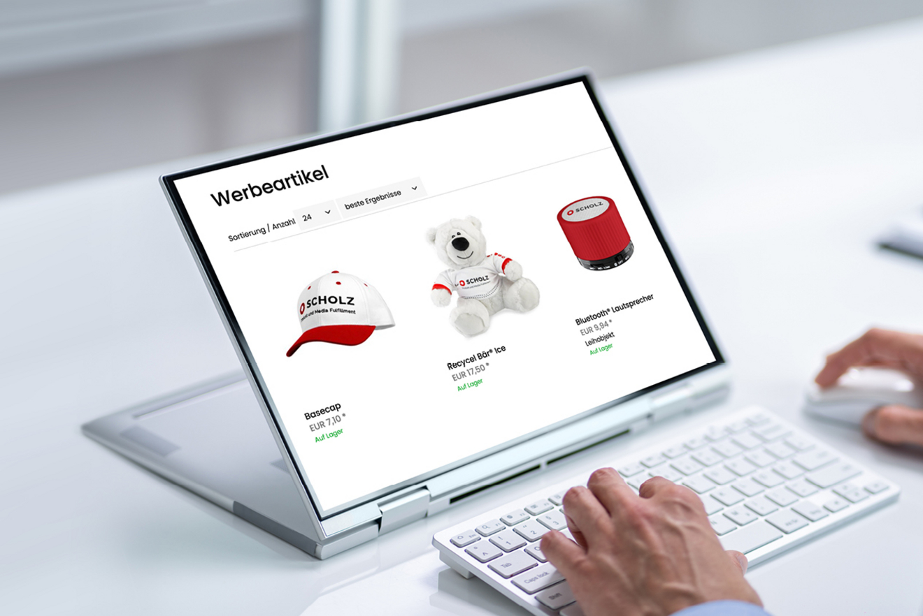 Werbeartikel-Shopsysteme